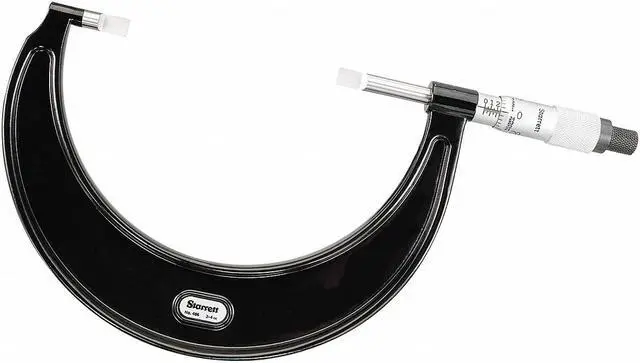 Alt view image 2 of 3 - STARRETT 486P-4 Blade Micrometer,3-4",0.001" Res