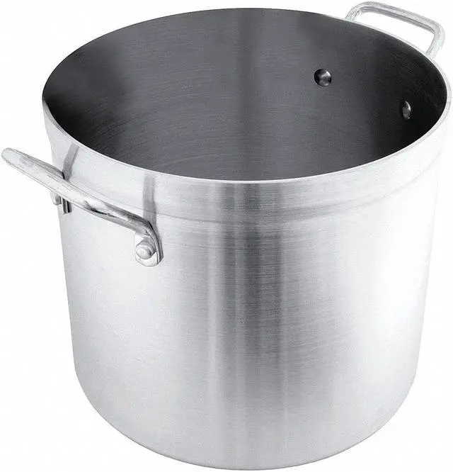 Main image of CRESTWARE HPOT20 Heavy Duty Stock Pot,20 qt,Aluminum