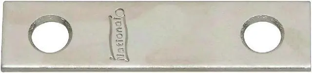 Main image of National Catalog 118 2 In. x 1/2 In. Zinc Steel Mending Brace (4-Count) N114314