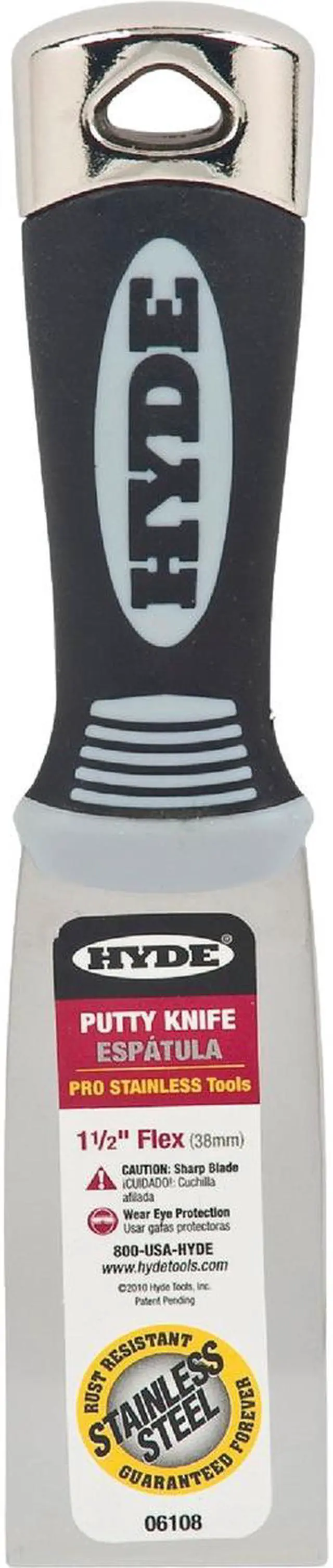 Main image of Hyde Pro Stainless 1-1/2 In. Flex Putty Knife 06108