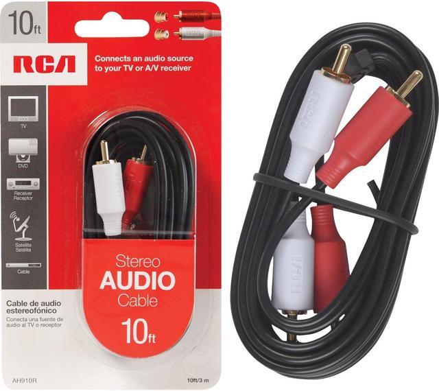 Alt view image 6 of 10 - RCA AH910 Stereo Hook-Up Cable (10 ft)