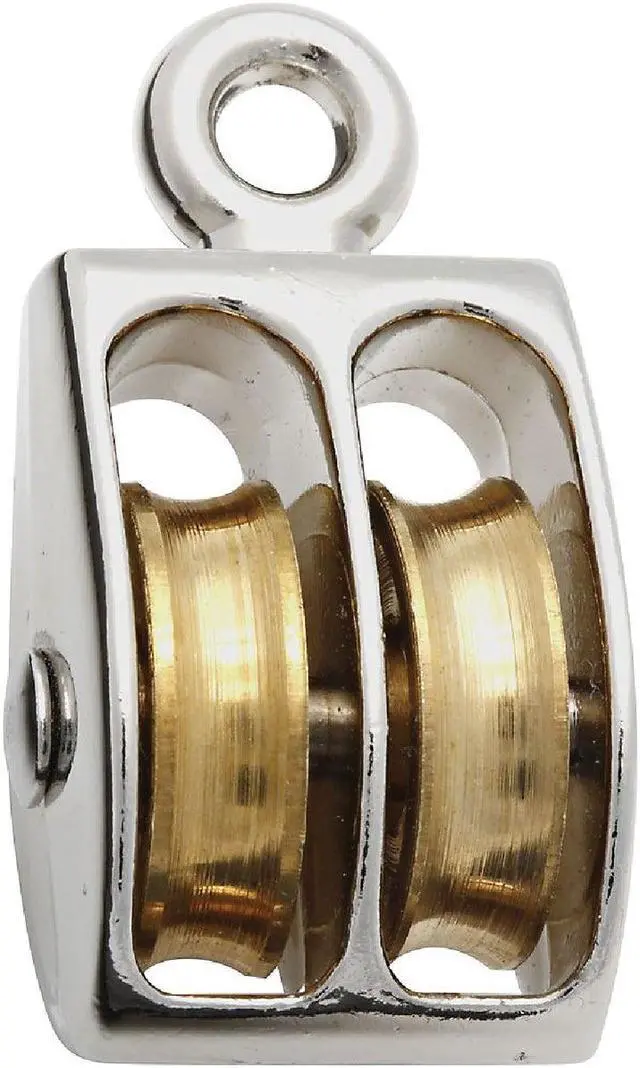 Alt view image 4 of 4 - National, N223-420, 1", No Rust, Double Pulley, Fixed Eye