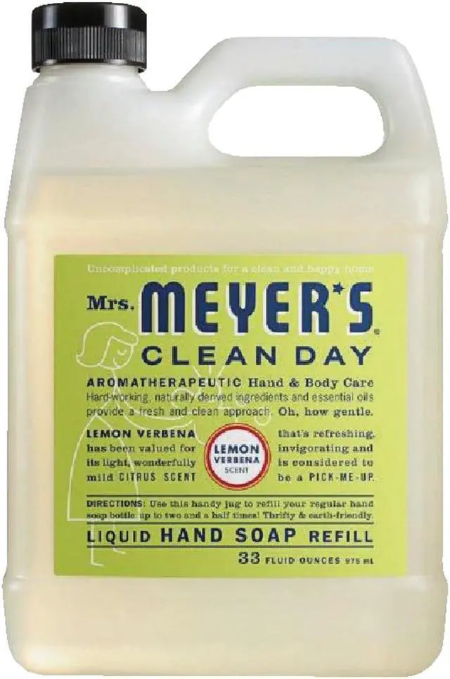 Alt view image 10 of 20 - Mrs. Meyer's Liquid Hand Soap Refill - Lemon Verbena - 33 lf oz Liquid Hand Soap