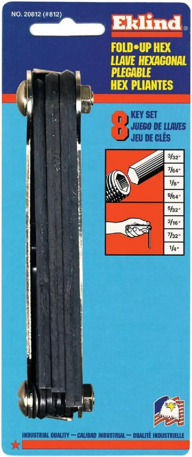 Alt view image 8 of 8 - Eklind Hex Key Set.