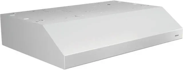 Alt view image 4 of 11 - Broan Glacier 30 In. Convertible White Range Hood BCSD130WW