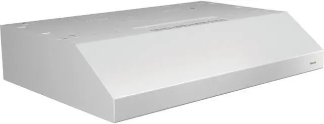 Alt view image 2 of 11 - Broan Glacier 30 In. Convertible White Range Hood BCSD130WW