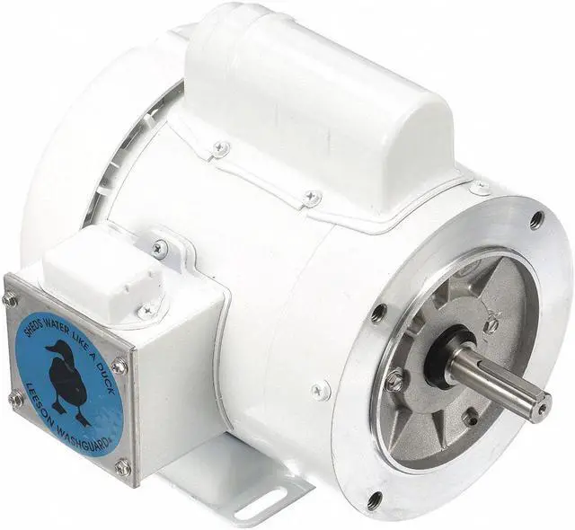Alt view image 2 of 2 - LEESON 112526.00 Washdown Motor,1/3 HP,10-3/8 in. L,CWSE