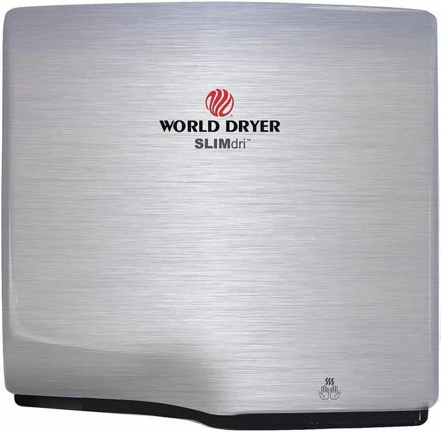 Alt view image 3 of 4 - World Dryer L-973A Slimdri, Stainless Steel Brushed, Surface-Mounted Ada Compliant Hand Dryer