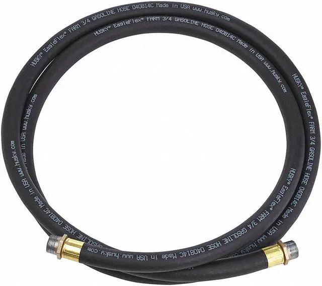 Alt view image 2 of 2 - HUSKY FT012S14B Fuel Hose with fittings,3/4" x 14 ft.