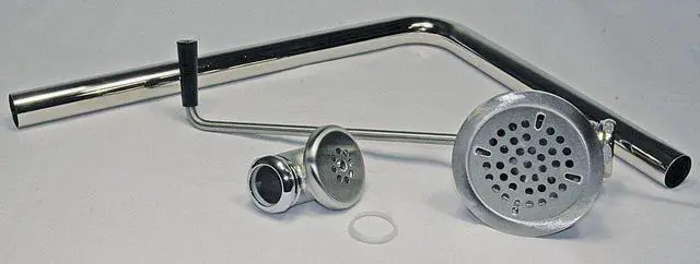 Main image of Encore Twist Handle Waste Drain with Overflow  D50-7215-IB