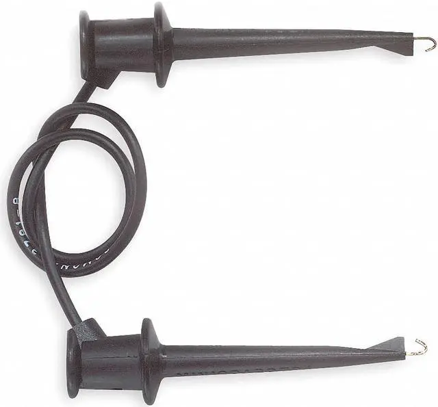 Main image of POMONA 3781-12-0 Mini Test Clip,300VDC,5A,12 In. L,Black