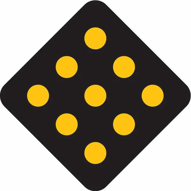 Alt view image 2 of 2 - LYLE OM1-2-18HA Safety Sign,18 x 18In,YEL/BK,SYM