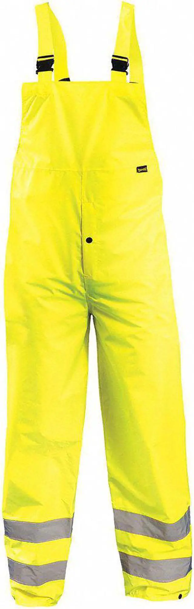 Alt view image 2 of 2 - OCCUNOMIX LUX-TRBIB-Y4X Rain Pants,Yellow,4XL,Fits Waist 56 to 58"