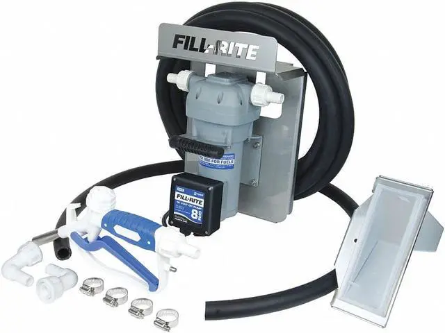 Alt view image 2 of 3 - Fill Rite DF012CMN520 Stainless Steel 12V 8 GPM DEF Transfer Pump Kit, Gray