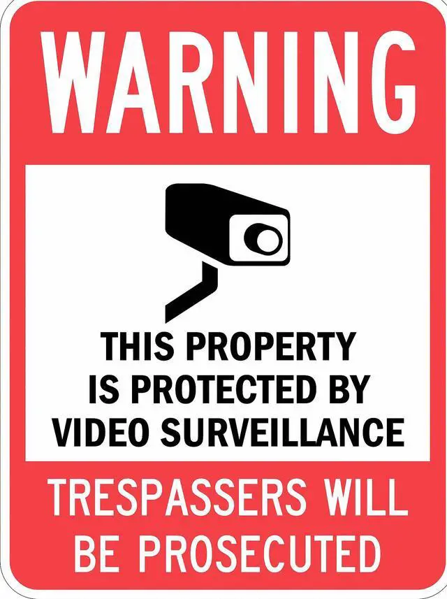 Alt view image 2 of 2 - LYLE T1-1098-HI_18x24 Property Sign,Warning,24 In,18 In