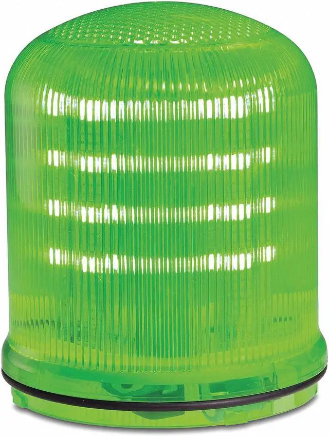 Main image of Federal Signal Beacon Warning Light,Green,LED  SLM100G