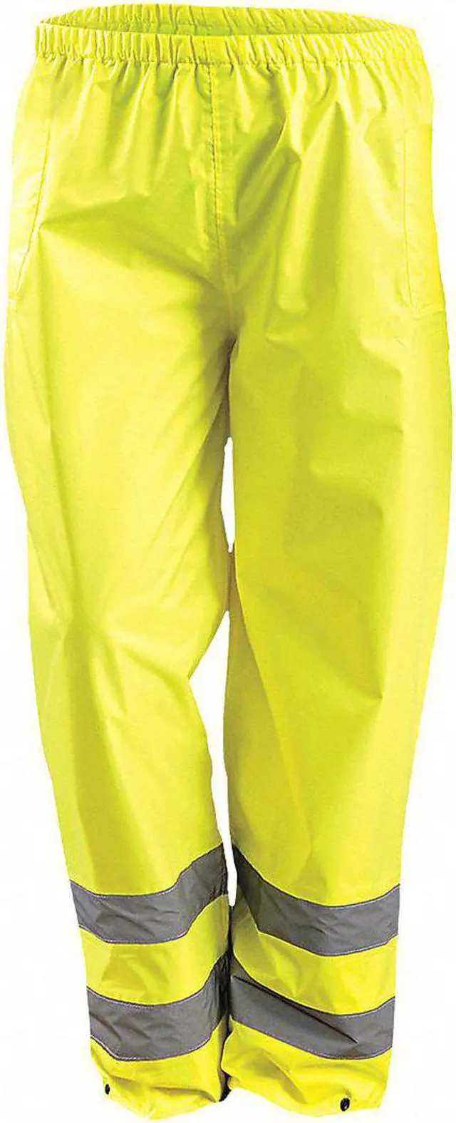 Alt view image 2 of 2 - OCCUNOMIX LUX-TRPNT-Y4X Rain Pants,Yellow,4XL,Fits Waist 56 to 58"