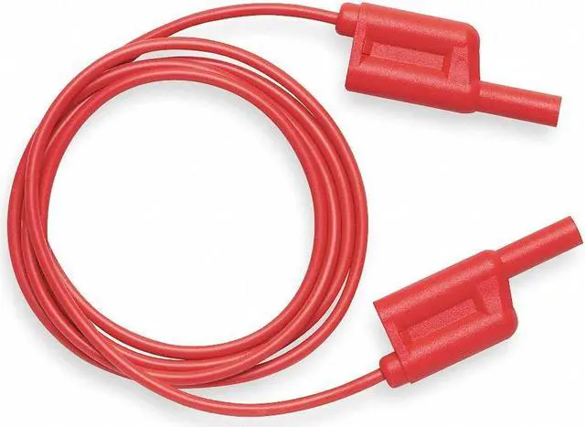 Alt view image 2 of 3 - POMONA 6727-2 Test Lead,48 In. L,Red,1000VAC