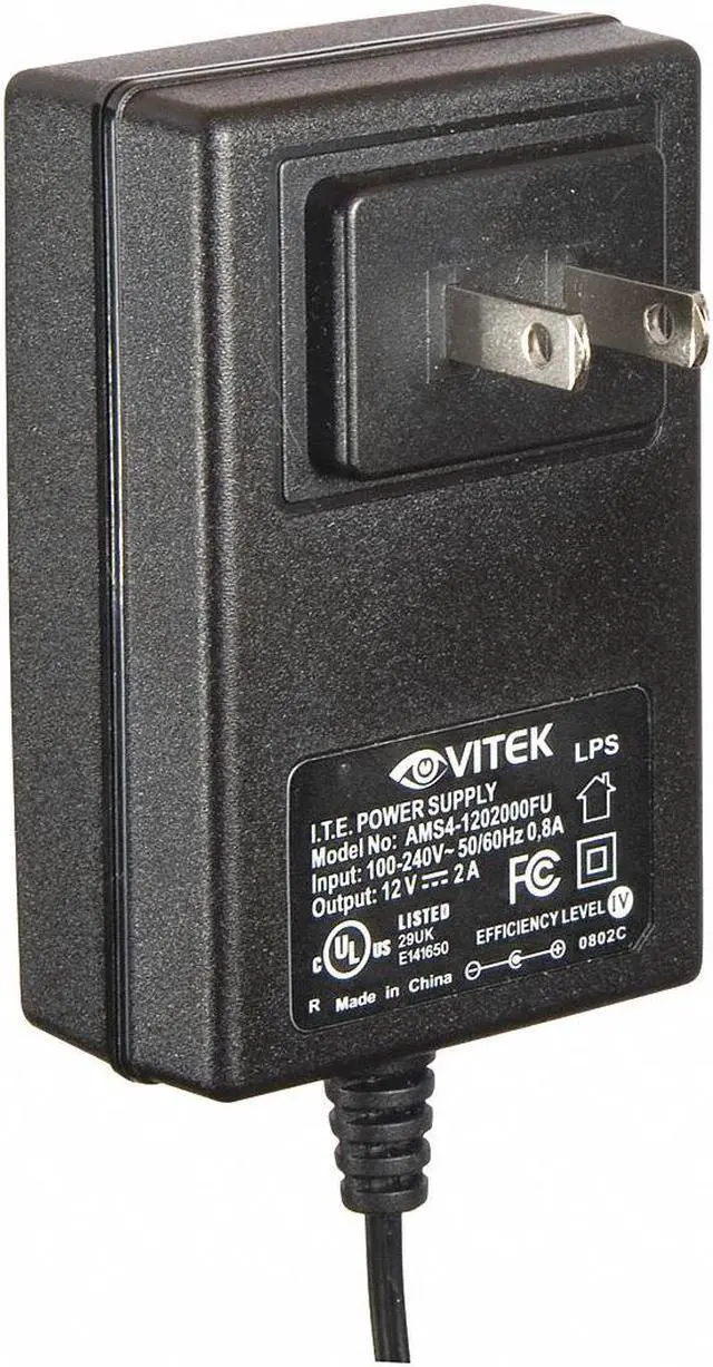 Alt view image 2 of 3 - VITEK VT-12VDC-2000S Power Supply,Output 12VDC,VA Rating 24