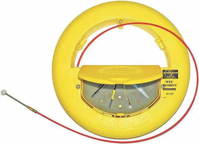 Alt view image 3 of 3 - JAMESON 8-18-150K Wee Buddy Fish Tape with 150 ft. of 1/8" Fiberglass Rod