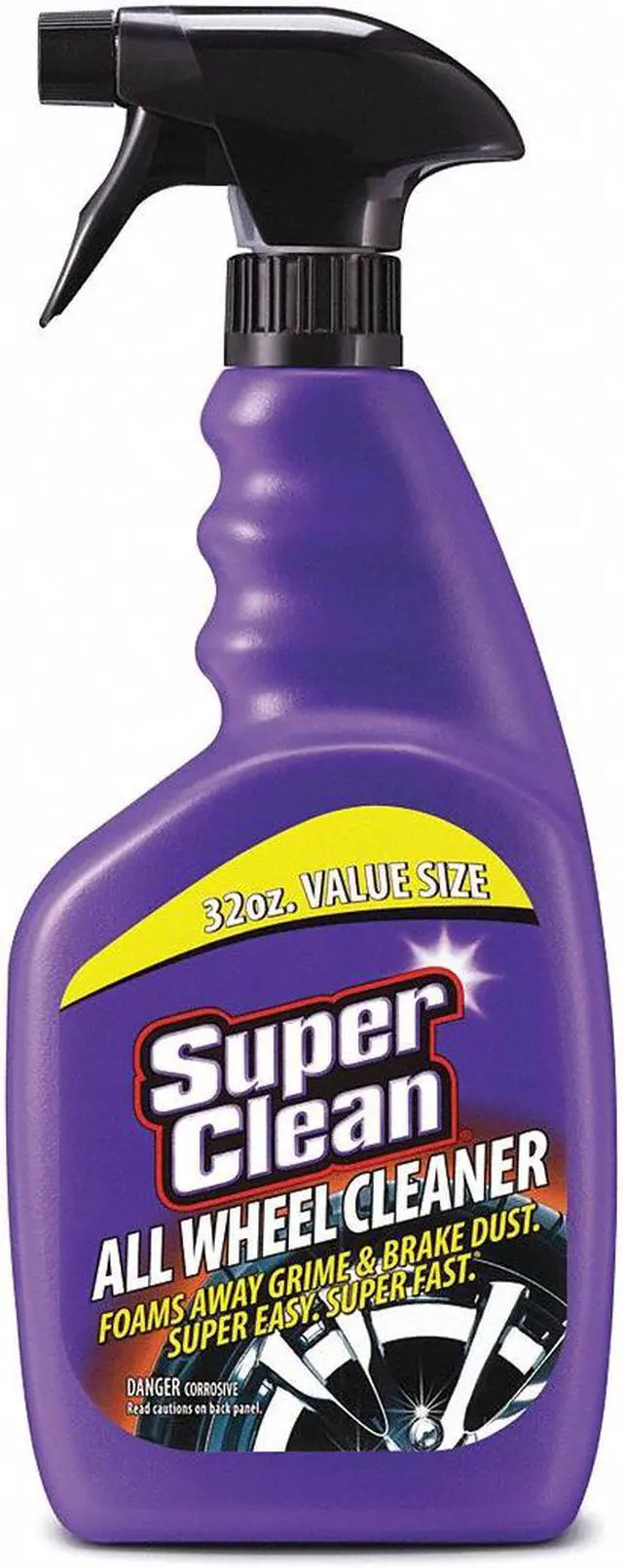 Alt view image 2 of 2 - SUPERCLEAN 100790 Wheel and Tire Cleaner,Liquid,32 oz.