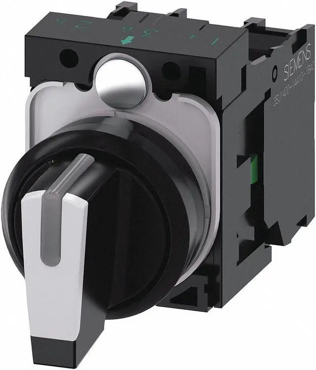 Main image of Siemens Non-Illuminated Selector Switch,22mm Sz  3SU1100-2BL60-1NA0