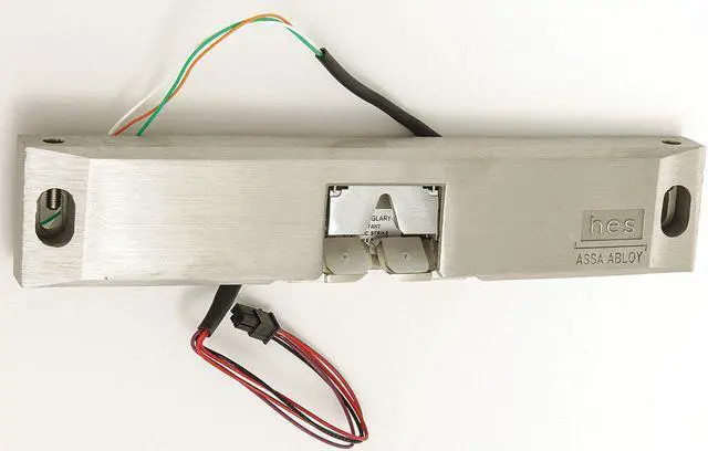 Alt view image 2 of 4 - HES 9500 Series Surface Mounted Electric Strike - Satin Stainless Steel - 9500-630-LBM