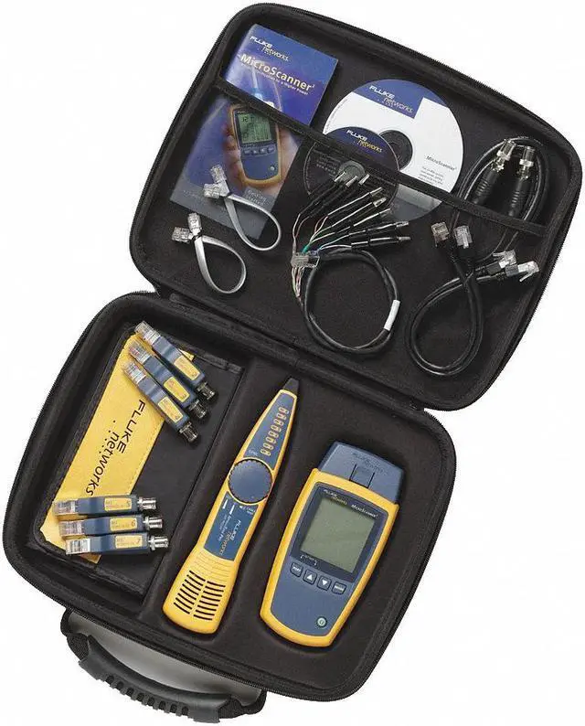 Alt view image 2 of 2 - FLUKE NETWORKS MS2-KIT/WWG 3084134 Cable Tester Kit, Verifier