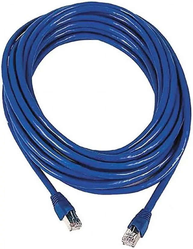 Alt view image 3 of 9 - Monoprice Cat6A Ethernet Patch Cable - 30 Feet - Blue | Network Internet Cord - RJ45, Stranded, 550Mhz, STP, Pure Bare Copper Wire, 10G, 26AWG