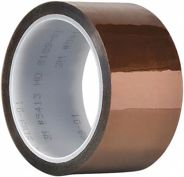 Alt view image 2 of 2 - 3M 5413 Film Tape,Polyimide,Amber,1/4 In x 36 Yd