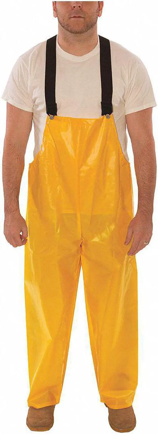 Alt view image 3 of 6 - TINGLEY O22007 Iron Eagle Plain Front Overall, Gold/Yellow, Premium Snap-Lock