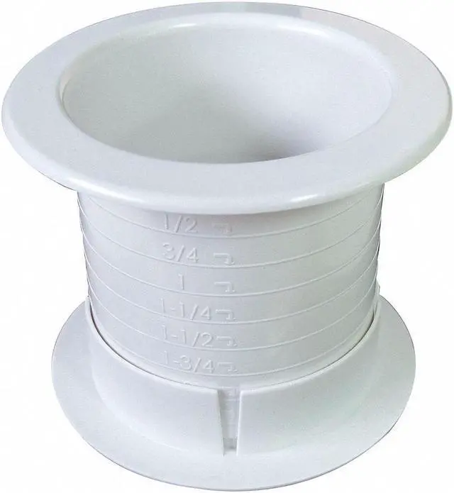 Alt view image 4 of 4 - FAST CAP DUALLY 2.5 SINGLE  WH Dual Sided Grommet,Wht,2.5In