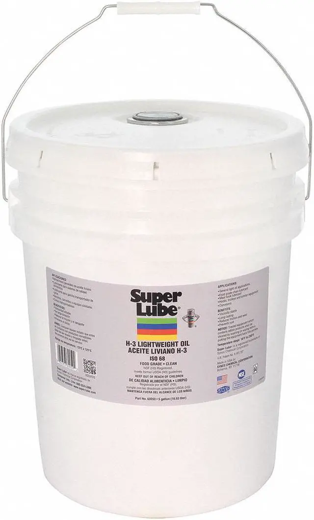 Alt view image 2 of 2 - SUPER LUBE 60050 5 gal Pail, Hydraulic Oil, 68 ISO Viscosity, 80W SAE