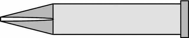 Main image of WELLER T0054471399 Soldering Tip, Chisel, 0.8 mm, For Use With Mfr. No. WP120