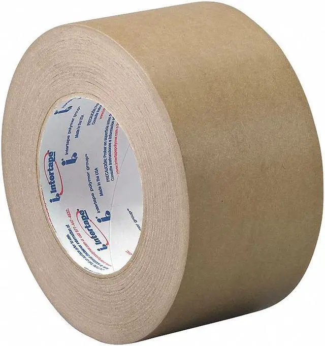 Alt view image 2 of 2 - TAPECASE TC534 Packaging Tape, 4 in W x 60 yd L, 7.2 mil Thick, Kraft, Rubber