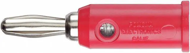 Alt view image 2 of 2 - POMONA 1325-0 Banana Plug,30VAC/60VDC,Black,PK10