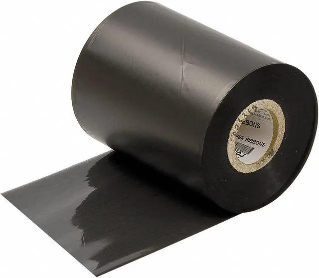 Alt view image 3 of 4 - BRADY R4300 Thermal Transfer Printer Ribbon, 3-17/64" W, 984 ft. L, Black