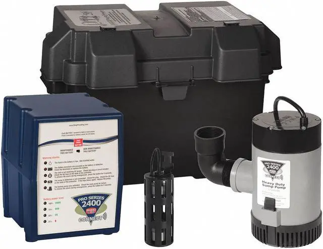 Main image of PRO SERIES PUMPS PHCC-2400 Battery Backup Sump Pump,High Capacity