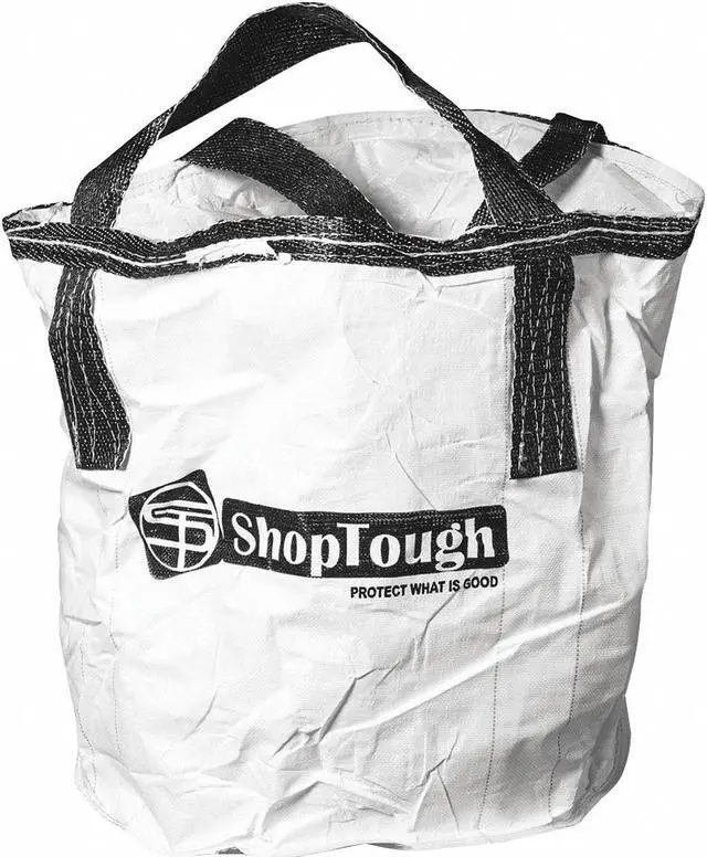 Alt view image 2 of 2 - SHOPTOUGH ST6 Bulk Bags, 165 g/sq m, White, Easy Tie