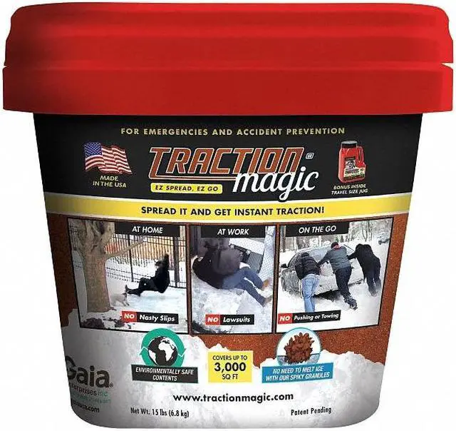 Alt view image 14 of 16 - Traction Magic Snow & Ice Melter 15 Lbs, From the Makers of Safe Paw