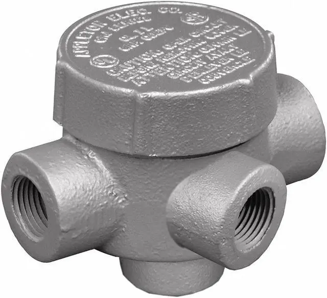 Main image of APPLETON ELECTRIC GRJTA50 Conduit Outlet Body,Iron,TA