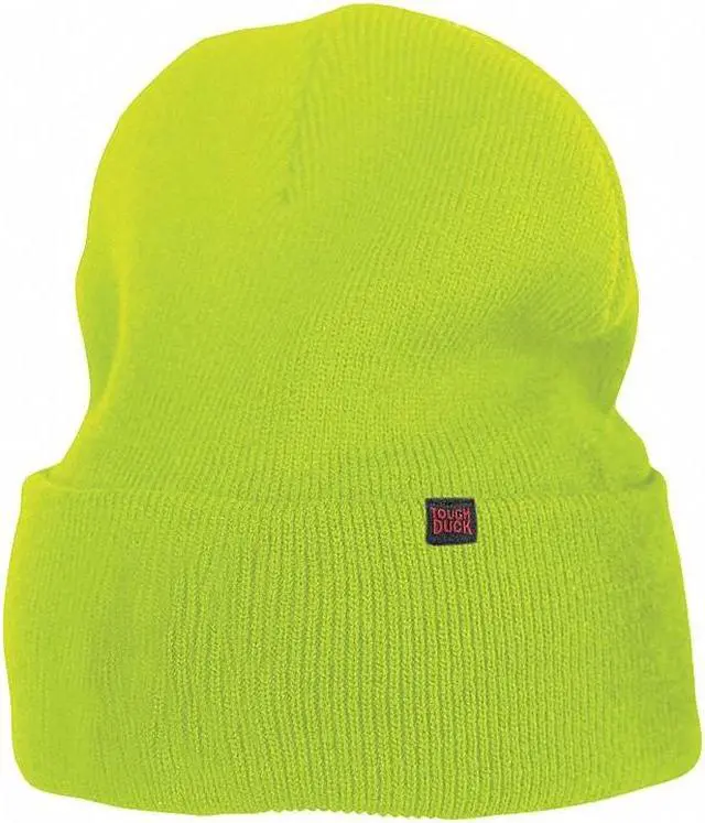 Alt view image 2 of 2 - TOUGH DUCK I35816 Watch Hat, Universal, Hi-Viz Green