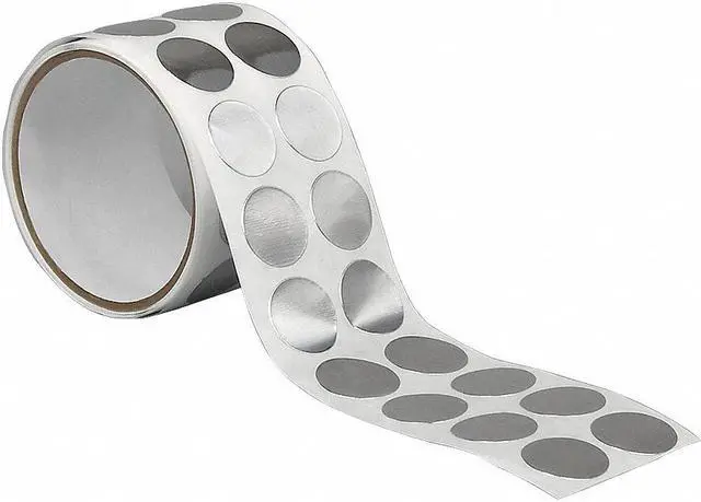 Alt view image 2 of 3 - 3M 425 Foil Tape,1 In.,Shiny Silver,PK250