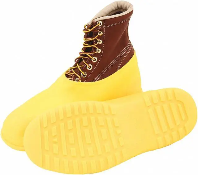 Alt view image 2 of 4 - TINGLEY 35113 Workbrutes Overshoes, Mens, M, Pull On, Yellow, PVC, PR