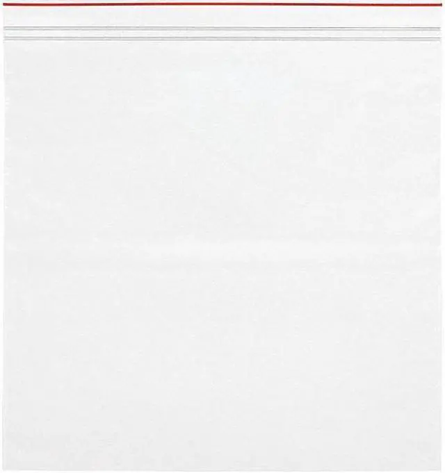 Alt view image 2 of 2 - MINIGRIP MGRL4P1212 Reclosable Bag, Zip Seal, 12 in L, 12 in W, 4 mil Thick,
