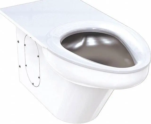 Alt view image 3 of 3 - BESTCARE WH2142-W-3_12 1.6/1.28 gpf, Floor Mount, Elongated, Ligature Resistant