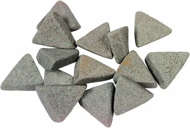 Alt view image 2 of 3 - RAYTECH 41-310 Ceramic Media,Triangle,5/16" x 7/8"