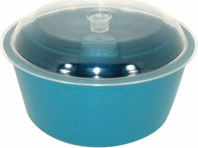 Alt view image 2 of 3 - RAYTECH 23-005 Vibratory Tumbler Bowl and Lid, 8In Dia.