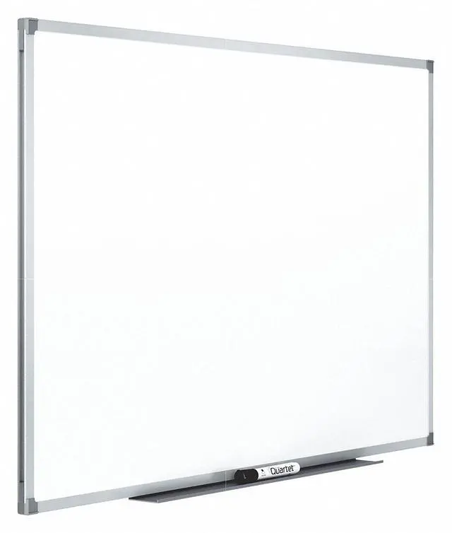 Alt view image 6 of 20 - Mead Dry-erase Board w/Marker Tray, Aluminum - MEA85358
