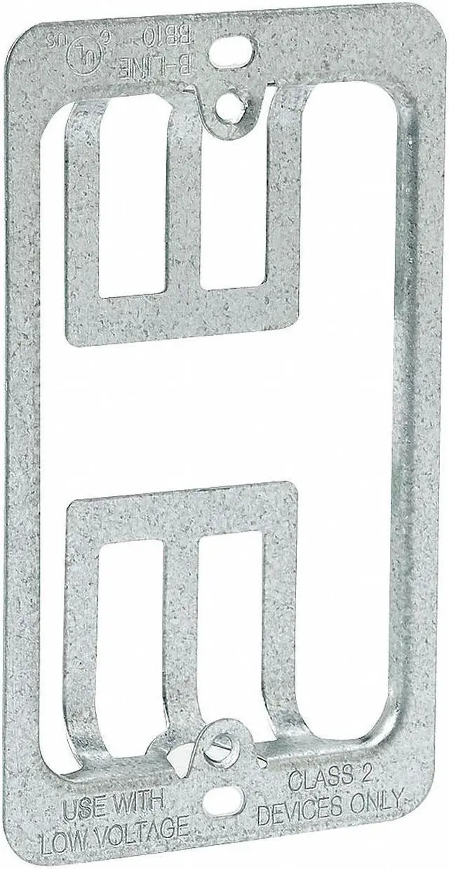 Alt view image 2 of 2 - EATON B-LINE BB10 Communication Bracket, 1 Gang, Pre-Galvanized Steel, Single